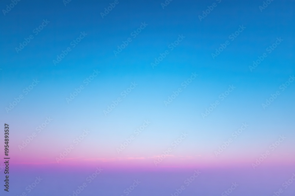 Obraz premium Soft sky gradient of light blue and violet, hazy smooth atmosphere