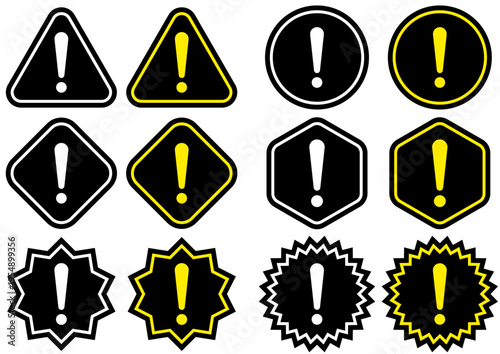 注意アイコンセット