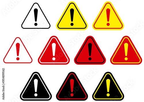 注意アイコンセット