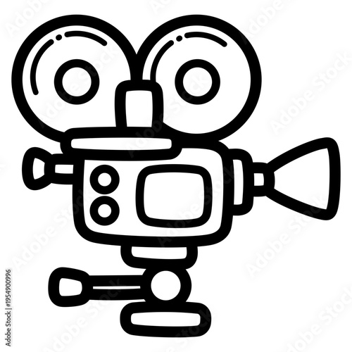 video camera illustration