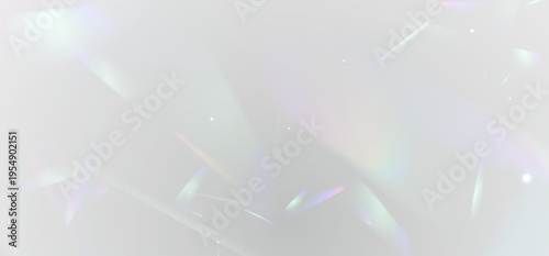 Fantasy Rainbow Light Burst with Diamond Lens Flare, Sparkling Glow, and Vibrant Spectrum Background