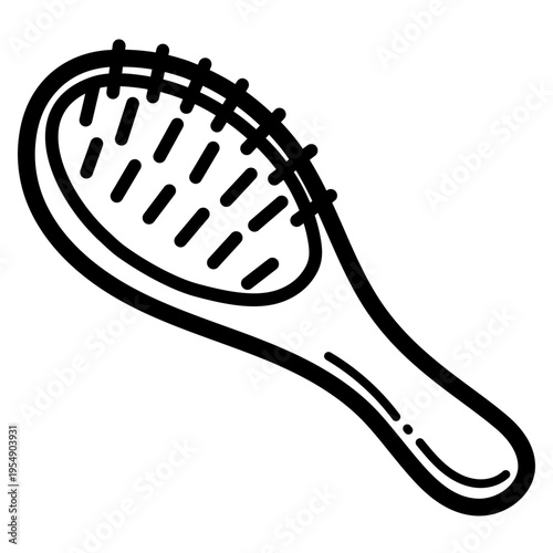 hair brush illustration
