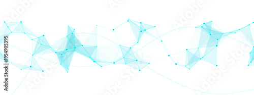 Vector Abstract digital web of interconnectedness with technological advancements and future networks , concept of the digital world and global network connection , a symbol of cyberspace