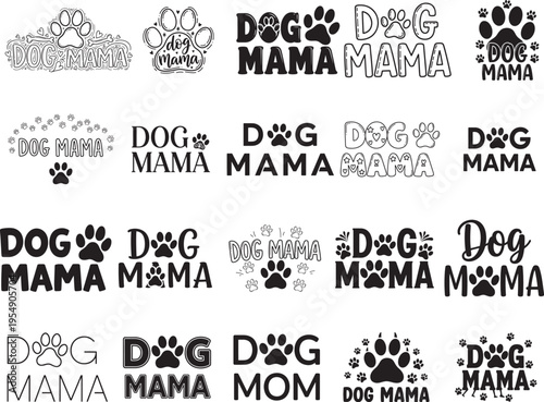 Leopard Dog Mama Faux Yarn Crochet