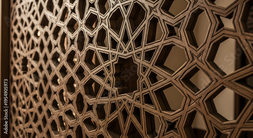 Wallpaper Mural Ornate Geometric Lattice" Torontodigital.ca