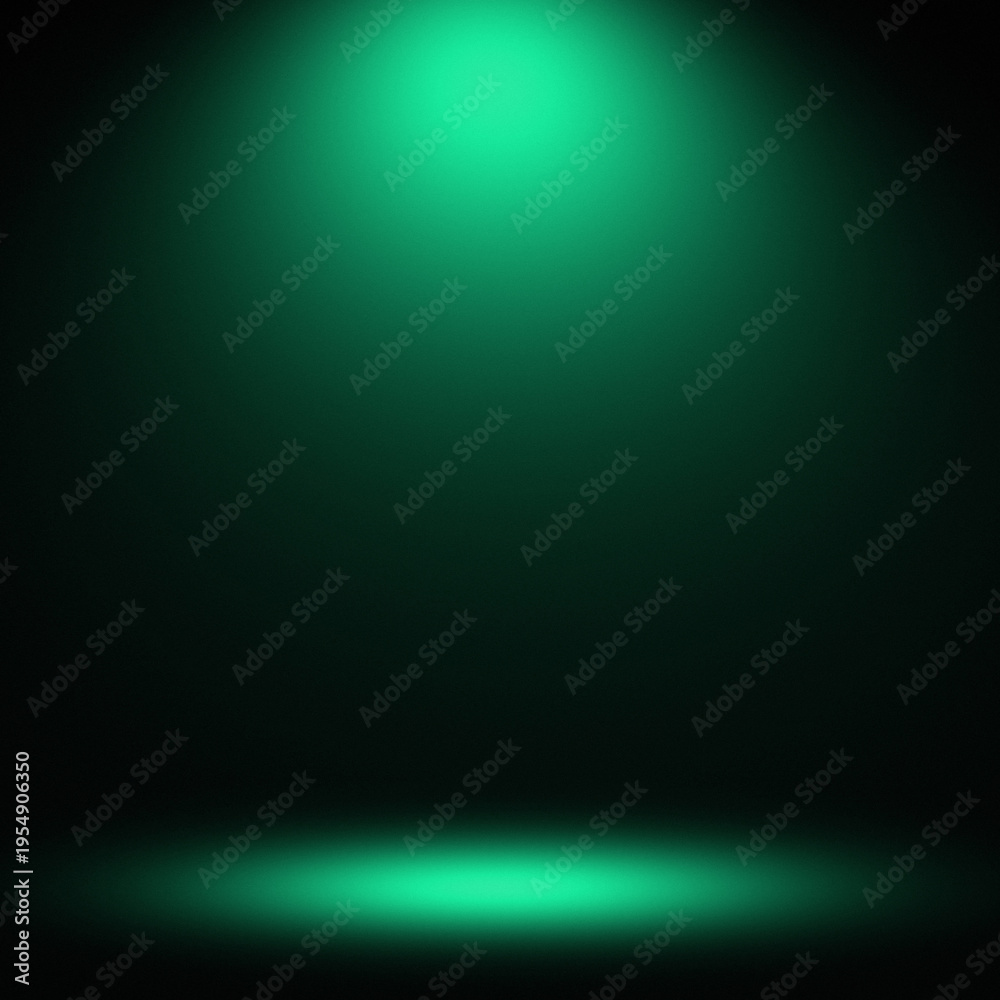Obraz premium Green Spotlight Square