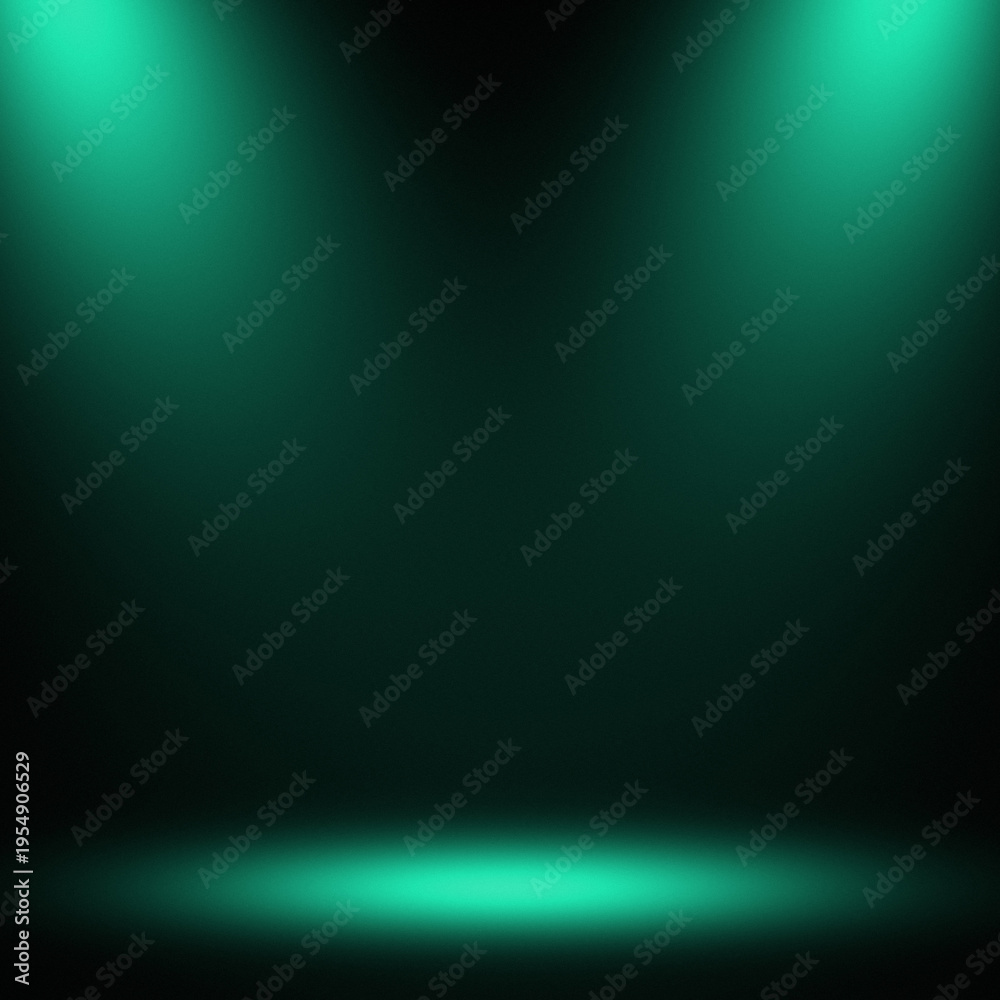Fototapeta premium Teal Spotlight Square
