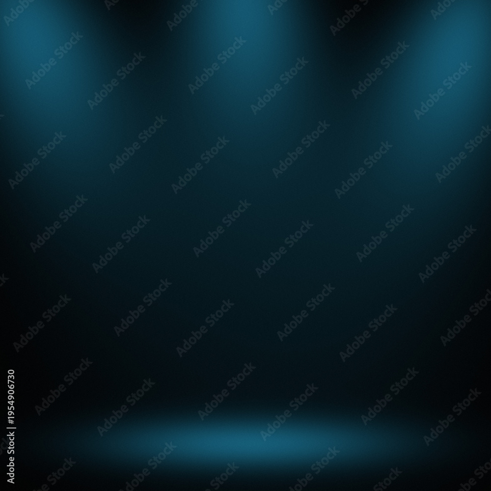 Fototapeta premium Teal Multi Spotlight