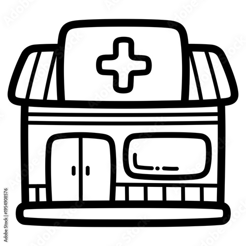 dispensary illustration