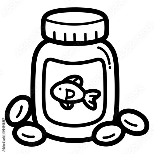 fish oil illustration