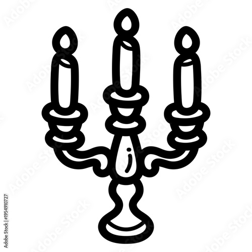 candelabra illustration
