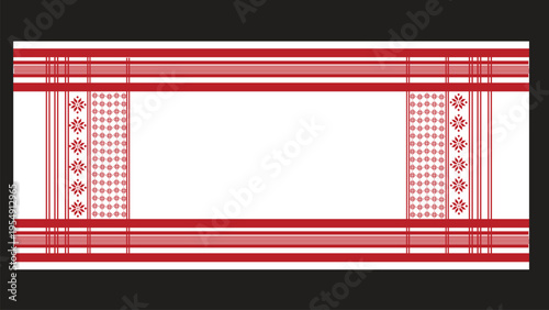 gamusa, gamosa assam . The gamosa, also known as gamusa, holds great cultural significance for the indigenous people of Assam, This traditional textile pattern is typically a white rectangular cloth