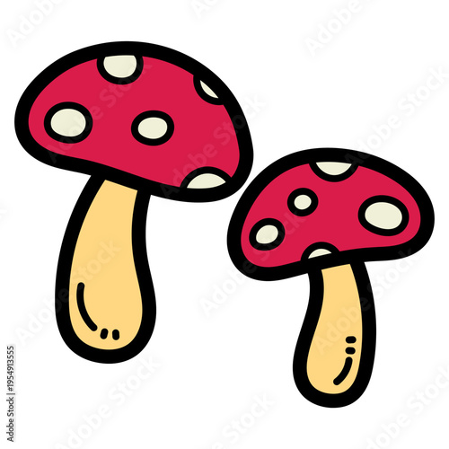 mushroom illustration