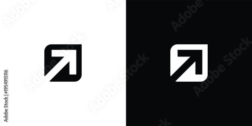 Modern Up Arrow Logo Design for Growth, Success and Business Branding