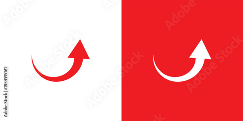 Modern Up Arrow Logo Design for Growth, Success and Business Branding