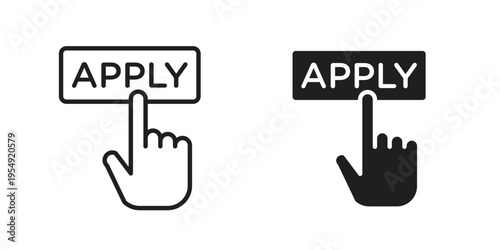 Apply icon for ui app design and web designs