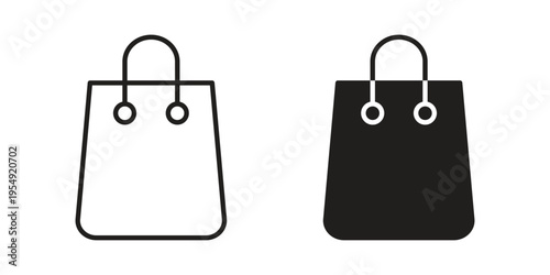 Bag icon for ui app design and web designs