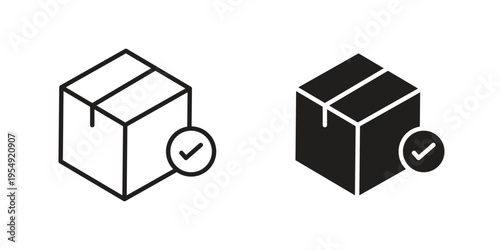 Box icon for ui app design and web designs