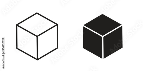 Box icon for ui app design and web designs