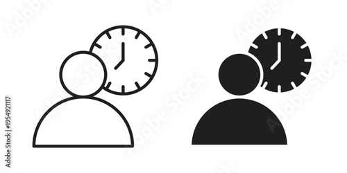 Busy icon for ui app design and web designs