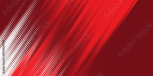 Vector sparkling dots or halftone sparkling pattern texture Pop Art Style Background. Halftone White and Red on background. EPS 10