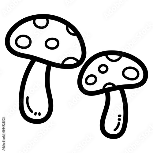 mushroom illustration