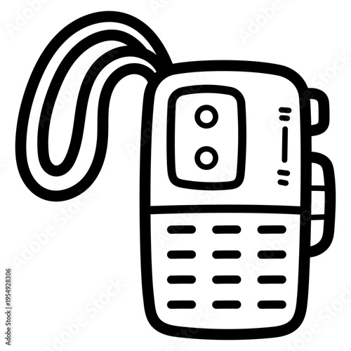 tape recorder illustration
