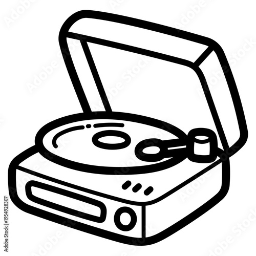turntable illustration