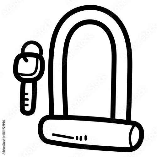 lock illustration
