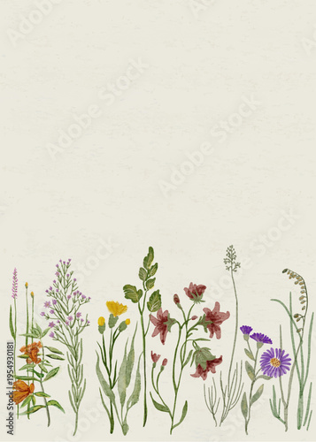 flower frame 014BG