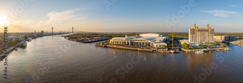 Принти на полотні Savannah convention center in historical city Savannah in Georgia