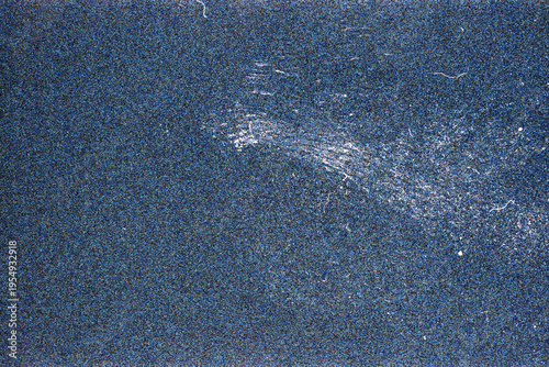 Blank grained film strip texture background with heavy grain, dust and light leak