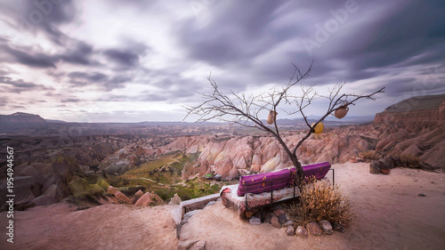 Canvas-taulu Cappadocia is a region formed 60 million years ago by the erosion of soft layers