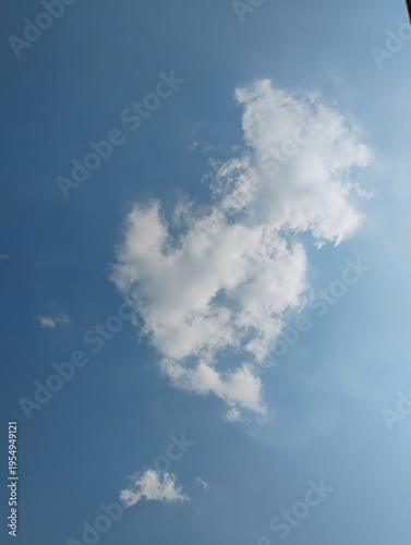 blue sky with clouds