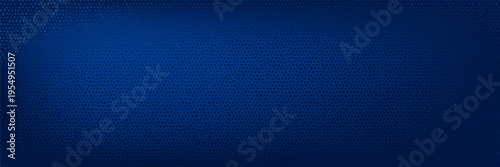 Abstract dark blue gradient background with subtle hexagonal or dotted texture pattern. Smooth lighting and vignette effect create a modern, futuristic, and technological feel.