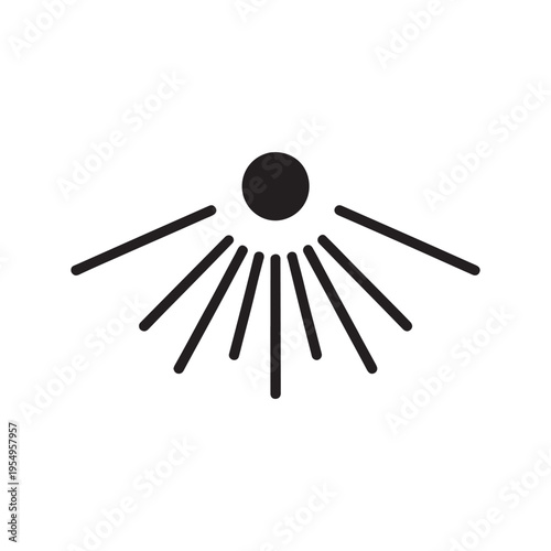 Hard work tired worker carrying load icon