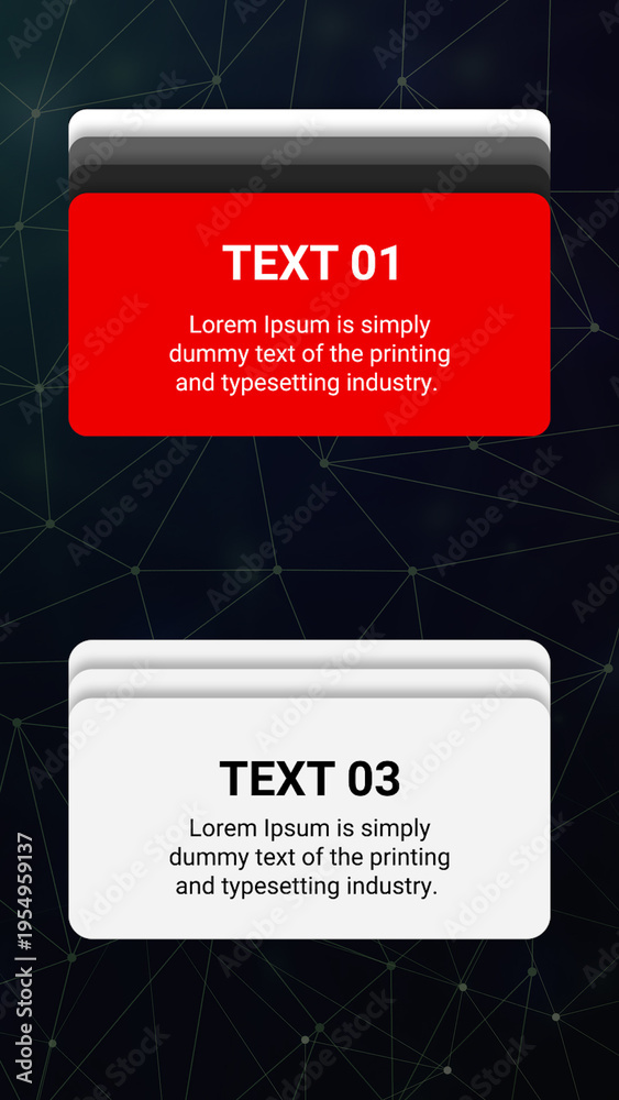 Multiple Mini Text Box Overlays Stock Template | Adobe Stock