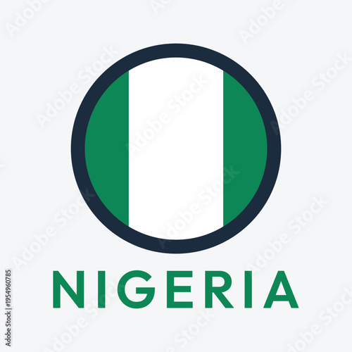 Free Download Nigerian flag background. Nigeria flag emblem icon  - GFXLoad