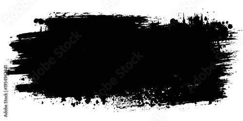 Ink splotch creates a bold visual impact with its textured surface.