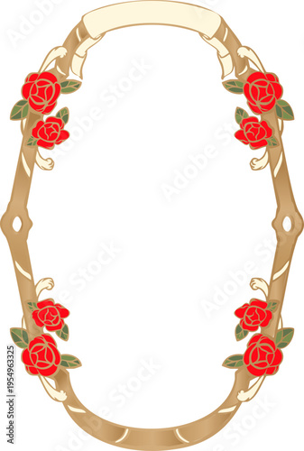  frame with Rose Flower