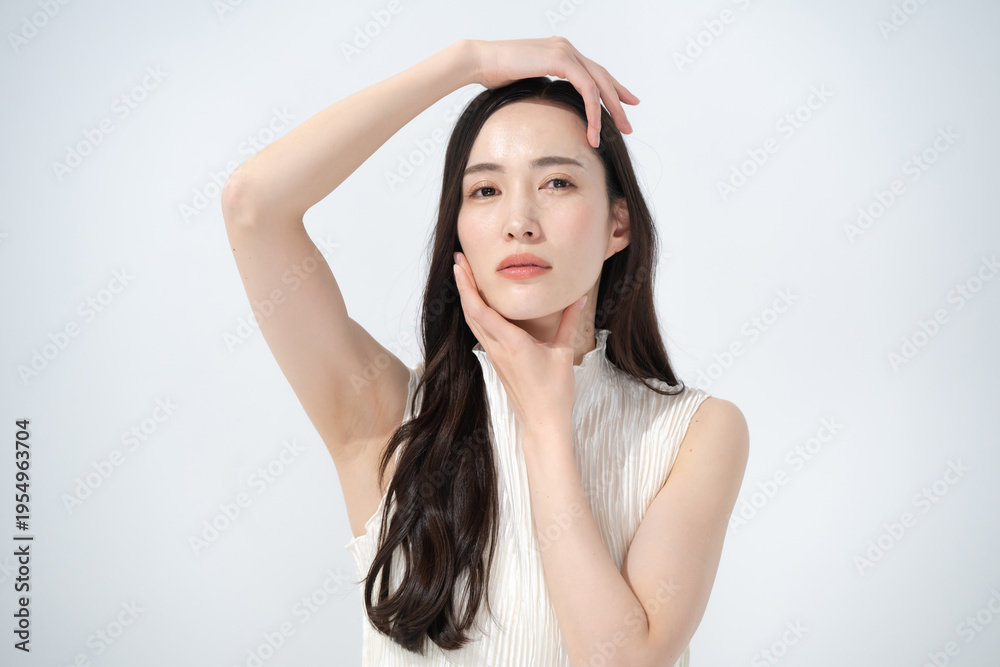 Obraz premium ミドル女性 スキンケアイメージ