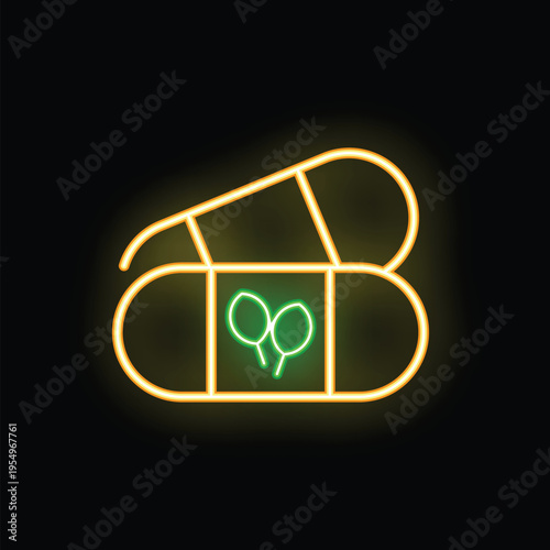 Bright neon sign of an open lunchbox with a sandwich inside, perfect for a restaurant or cafe