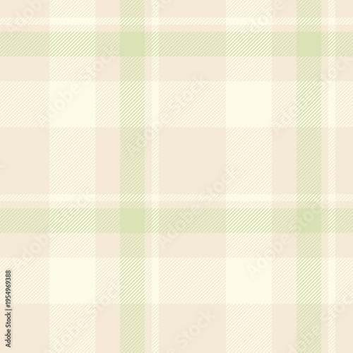Motif vector plaid background, deco seamless textile check. Mat tartan fabric texture pattern in light color.