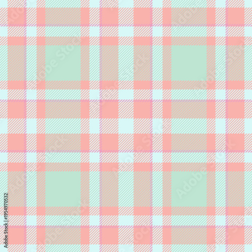 Tough pattern tartan background, minimalist plaid texture fabric. Creativity seamless check textile vector in light and red colors.