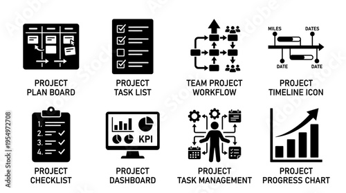 Idea Planning Creative Vector Icons Collection