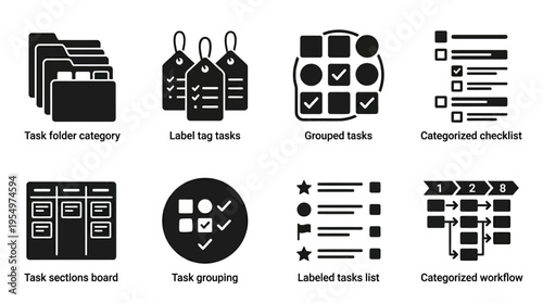 Creative Idea Planning Vector Icons Collection