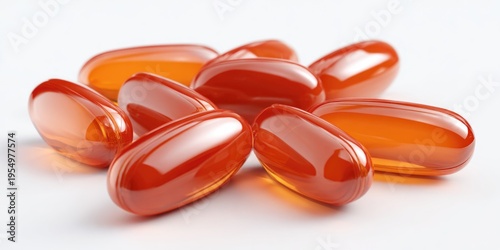 Colorful Fish Oil Capsules