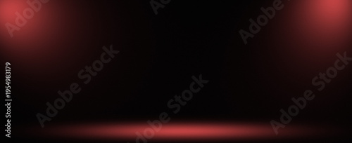 Wallpaper Mural Bright Red Banner Torontodigital.ca