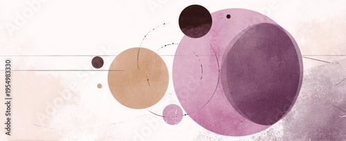 Delicate. abstract white background with gray circles and swirls for design, print, or banner template concept.