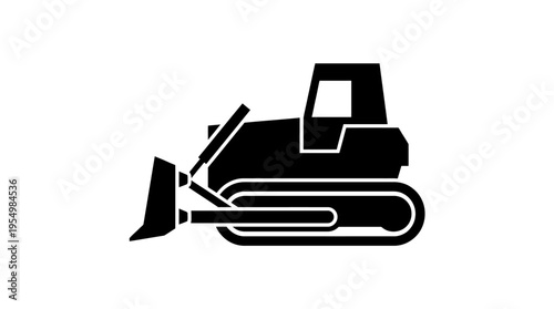 Bulldozer Construction Equipment Heavy Machinery.